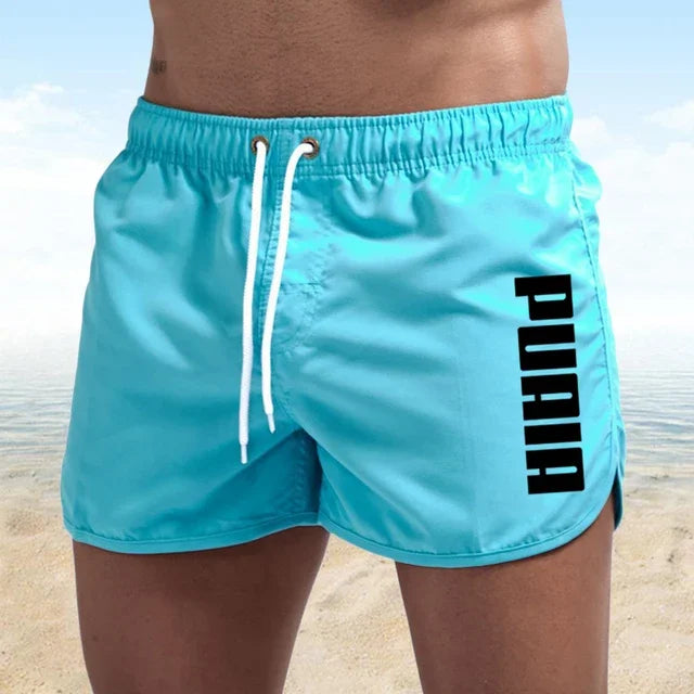 Neue heiße Sommer Badehosen – Sportliche Gym- und Lauf-Shorts für Männer, Luxus Strand-Shorts, Schnell Trocknende Herren Badebekleidung, Boardshorts und Briefs