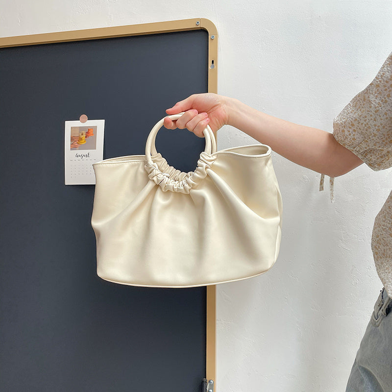 Modische Damen-Handtasche im kleinen Kreisdesign – Sommerlicher Look im japanischen und koreanischen Stil