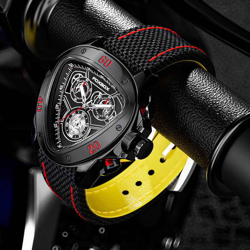 Triangular Snake Head Multifunction Chronometer