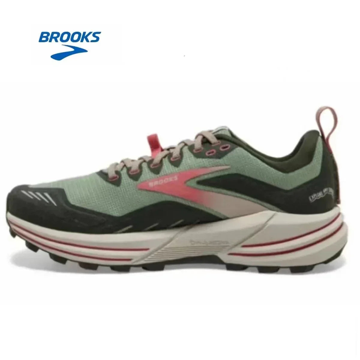 BROOKS Cascadia 16 Running Shoes Yellow Black Grenadine Men Women Long-Distance Road Sport Training Casual Sneakers