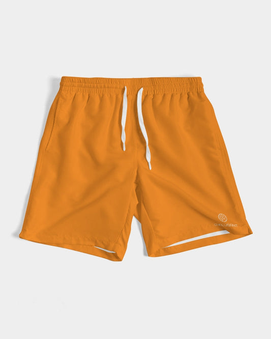 Herren-Boxershorts "Tangy-Orange" 7" = 18 cm,  – Klassische Passform