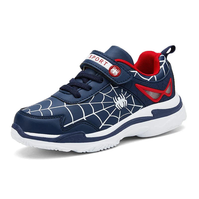 Kinder Sportschuhe – Leichte und rutschfeste Sneakers mit coolem Cartoon-Spider-Design