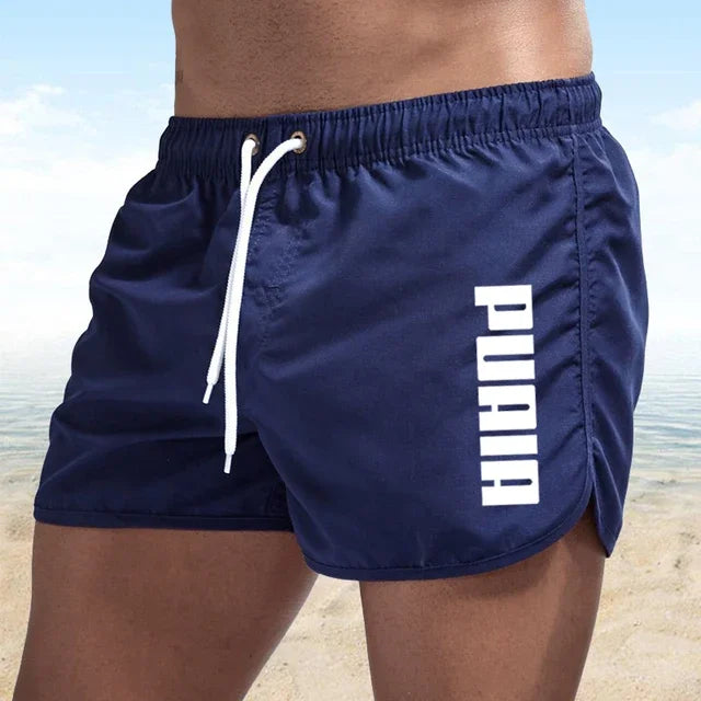 Neue heiße Sommer Badehosen – Sportliche Gym- und Lauf-Shorts für Männer, Luxus Strand-Shorts, Schnell Trocknende Herren Badebekleidung, Boardshorts und Briefs