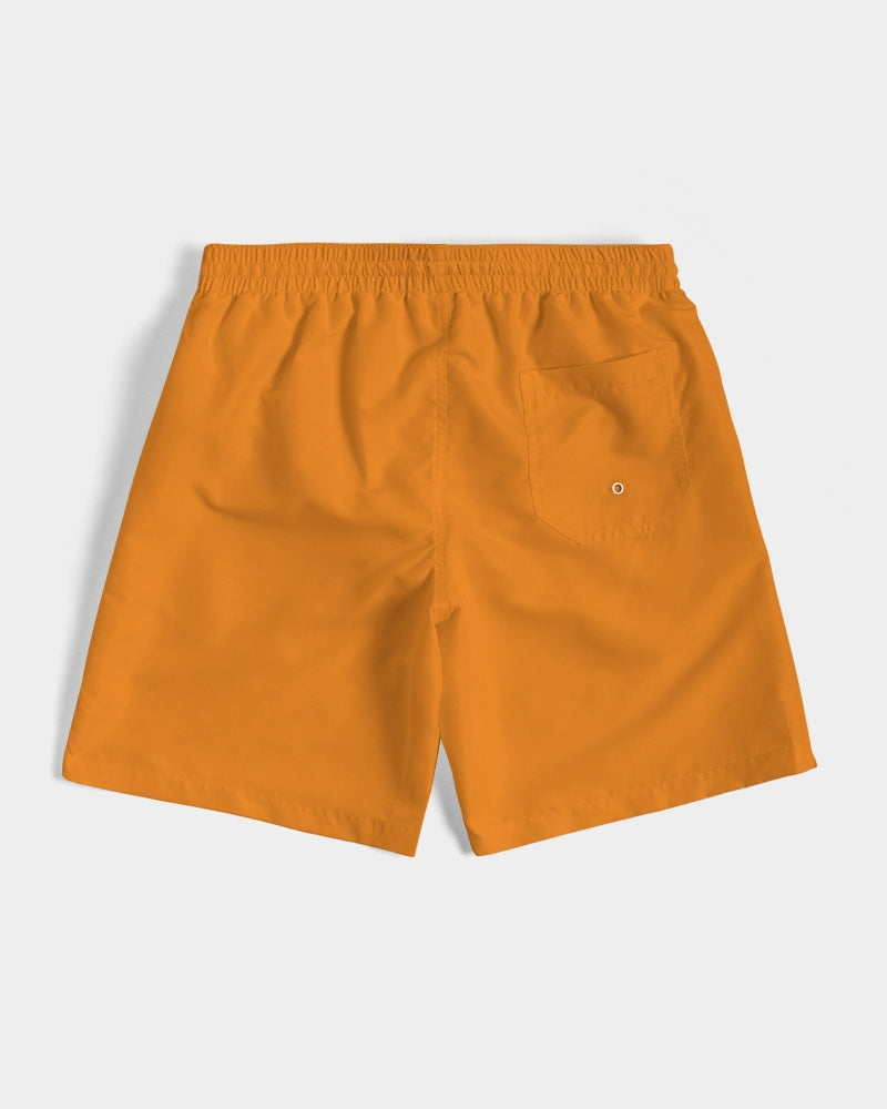 Herren-Boxershorts "Tangy-Orange" 7" = 18 cm,  – Klassische Passform