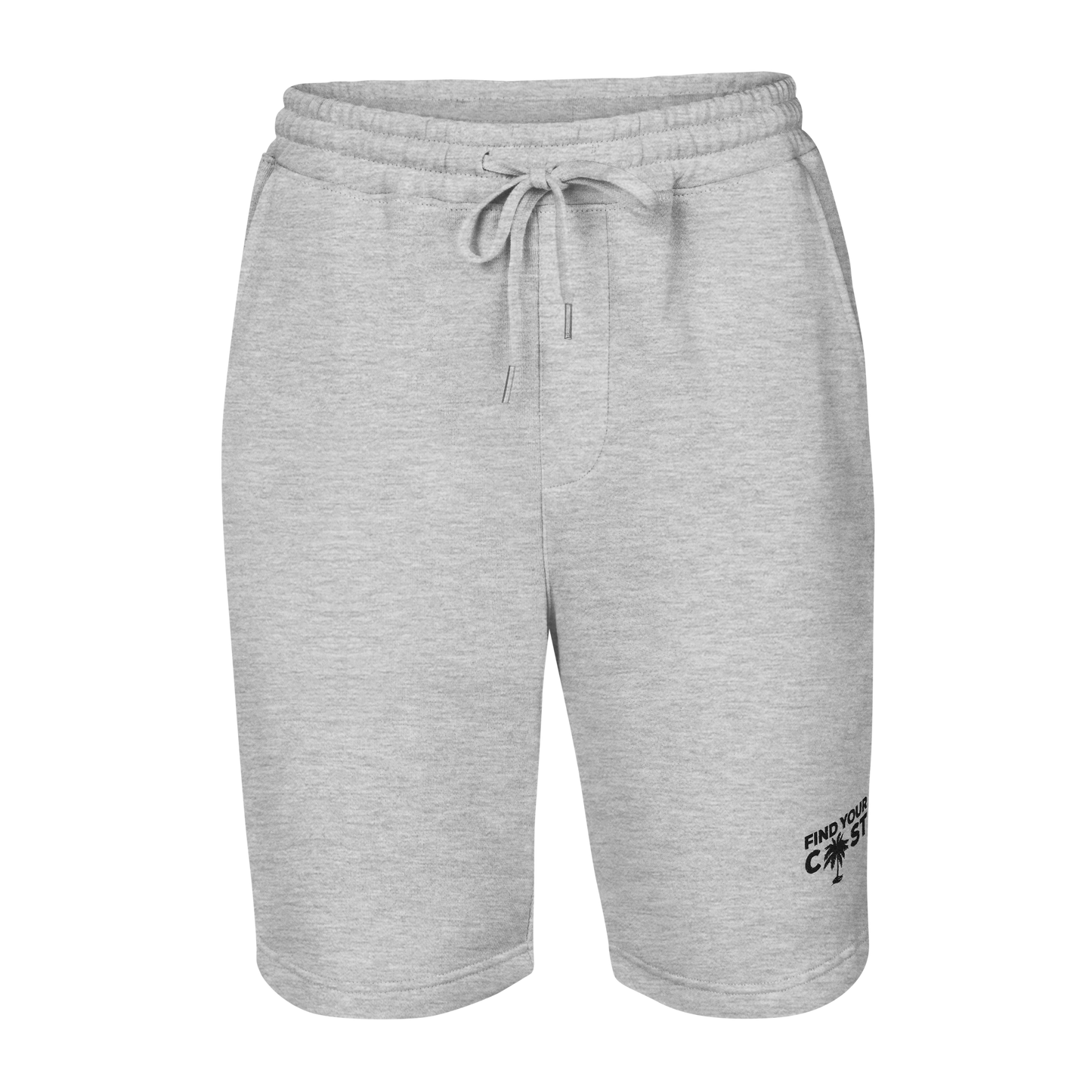 Find Your Coast Bestickte Fleece-Casual-Shorts – Gemütlichkeit trifft Stil! 🩳🔥