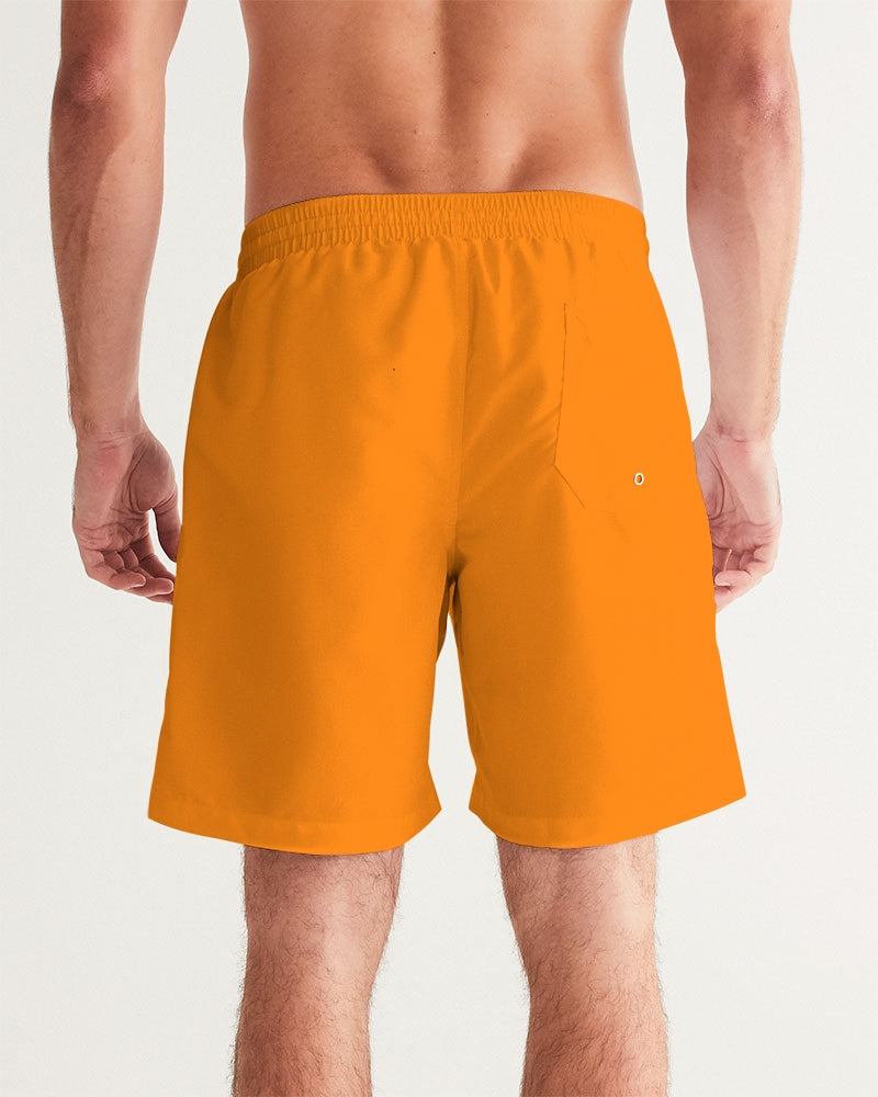 Herren-Boxershorts "Tangy-Orange" 7" = 18 cm,  – Klassische Passform