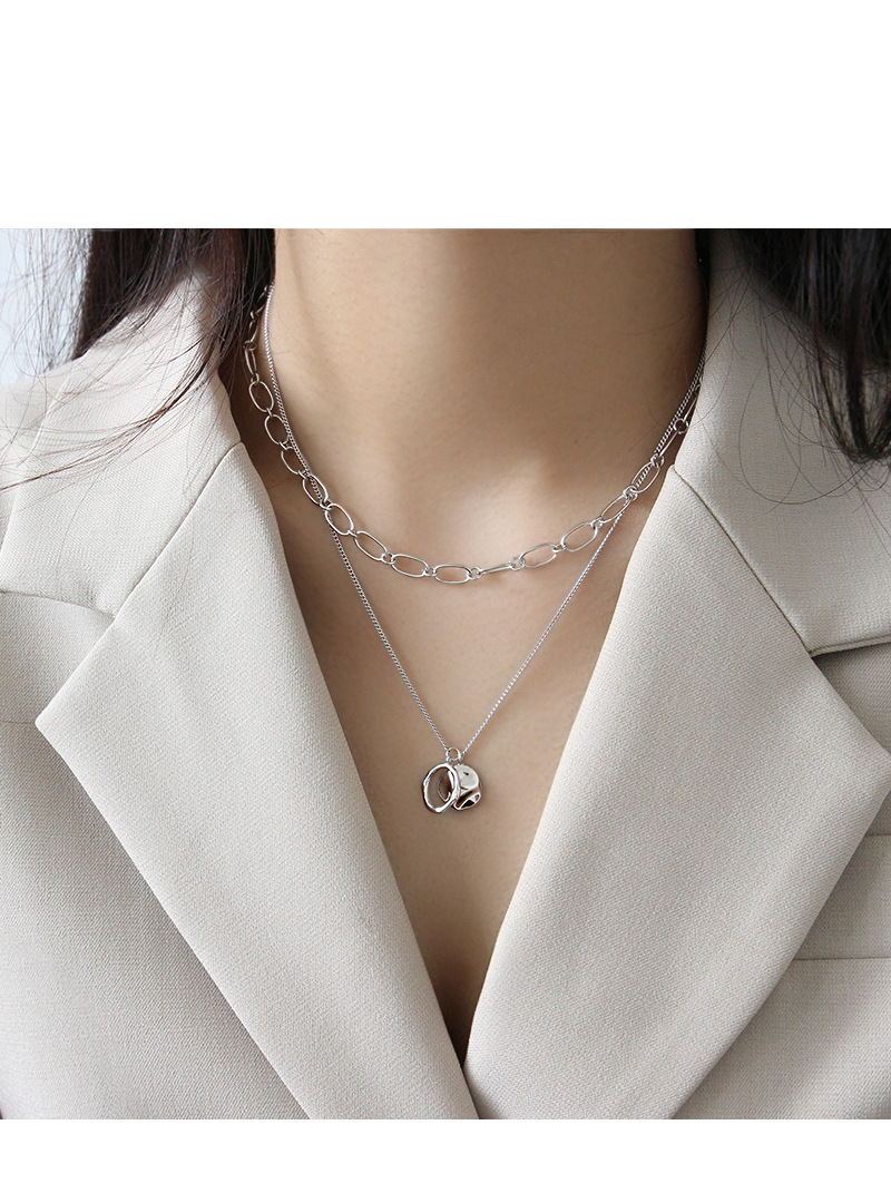 925 Sterling Silber Choker – Koreanischer Stil für Damen