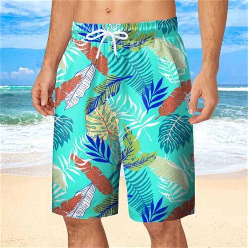 Florale Beach-Shorts – 3D-gedruckte Surfboard-Shorts für Männer und Kinder, Schwimm-Shorts, Gym-Shorts und mehr