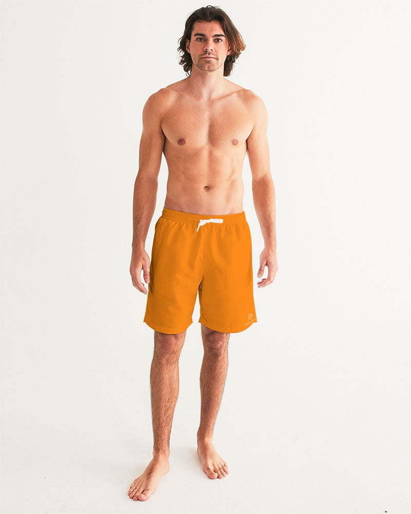 Herren-Boxershorts "Tangy-Orange" 7" = 18 cm,  – Klassische Passform