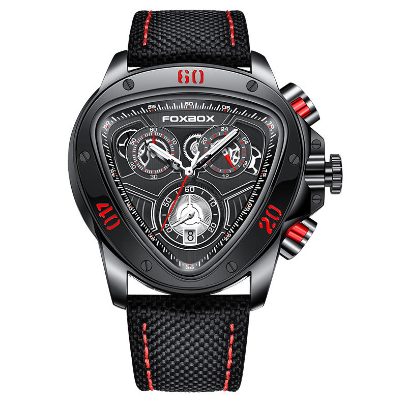 Triangular Snake Head Multifunction Chronometer