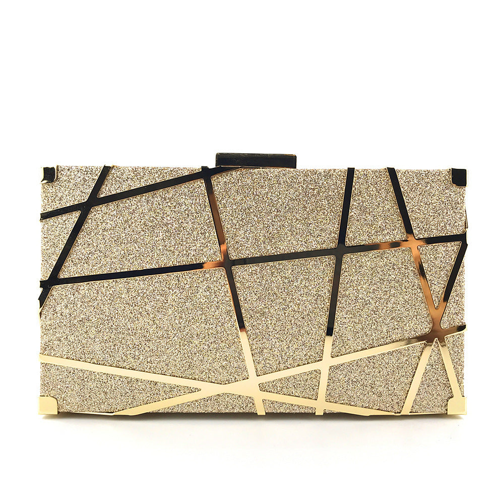 Luxuriöse Damen-Clutch mit Kette – Glitzerndes Design für Partys und Hochzeiten