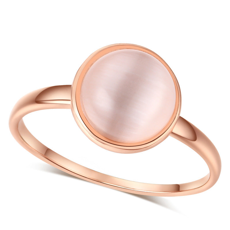 Opal-Roségold-Damenring – Eleganz und moderner Stil