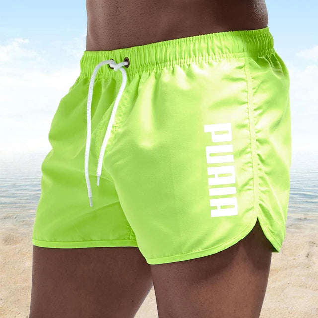 Neue heiße Sommer Badehosen – Sportliche Gym- und Lauf-Shorts für Männer, Luxus Strand-Shorts, Schnell Trocknende Herren Badebekleidung, Boardshorts und Briefs