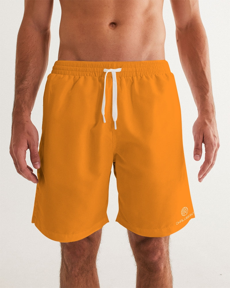 Herren-Boxershorts "Tangy-Orange" 7" = 18 cm,  – Klassische Passform