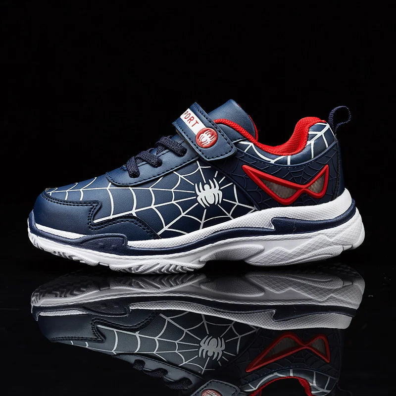 Kinder Sportschuhe – Leichte und rutschfeste Sneakers mit coolem Cartoon-Spider-Design