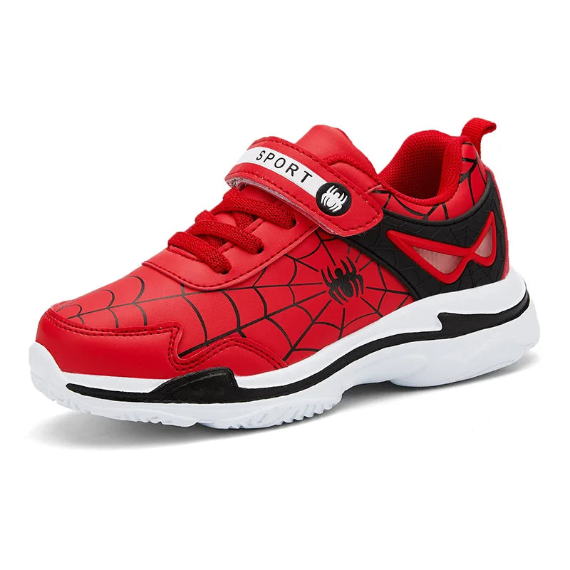 Kinder Sportschuhe – Leichte und rutschfeste Sneakers mit coolem Cartoon-Spider-Design