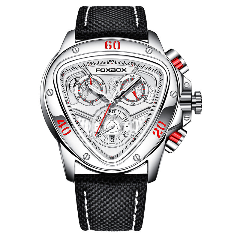 Triangular Snake Head Multifunction Chronometer