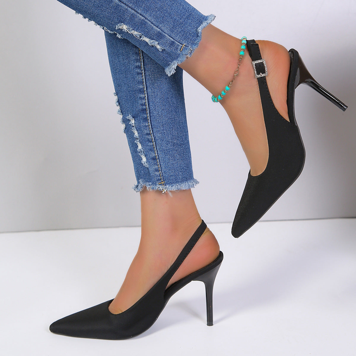 Elegante Slingback-Stiletto-Pumps – Sommerliche High Heels für Damen mit Stil