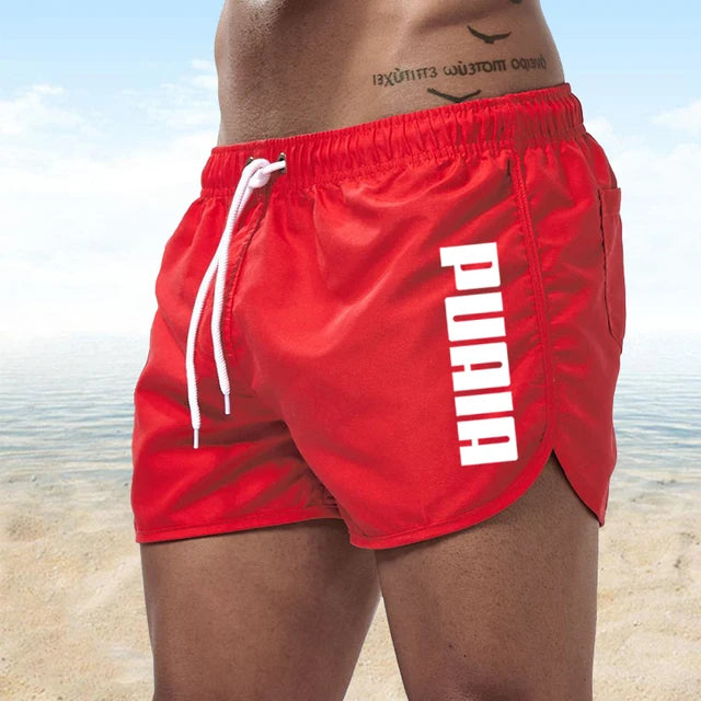 Neue heiße Sommer Badehosen – Sportliche Gym- und Lauf-Shorts für Männer, Luxus Strand-Shorts, Schnell Trocknende Herren Badebekleidung, Boardshorts und Briefs