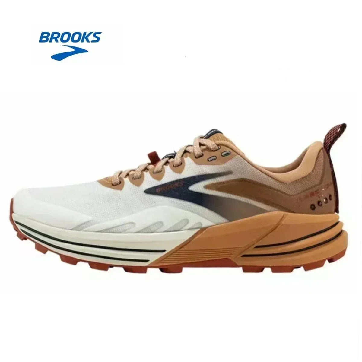 BROOKS Cascadia 16 Running Shoes Yellow Black Grenadine Men Women Long-Distance Road Sport Training Casual Sneakers