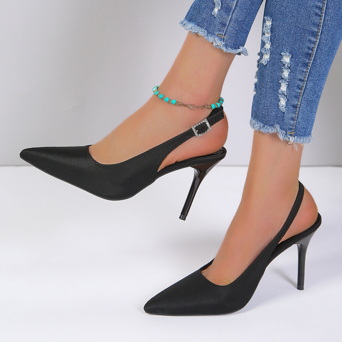 Elegante Slingback-Stiletto-Pumps – Sommerliche High Heels für Damen mit Stil