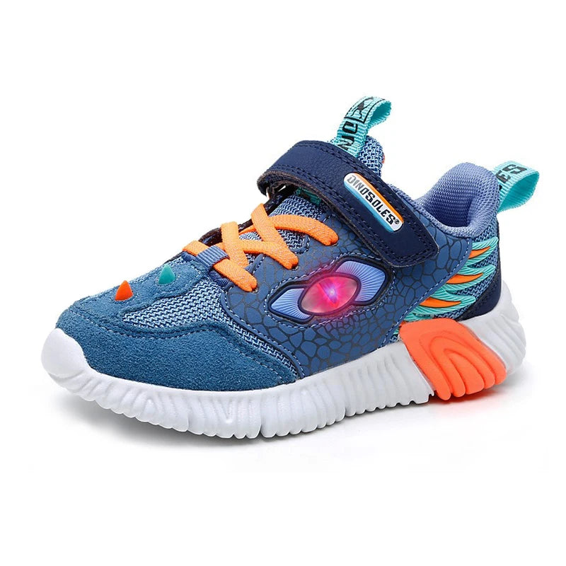 EXDINO Kinder LED-Schuhe – Leuchtende Sportsneaker für Jungen und Mädchen