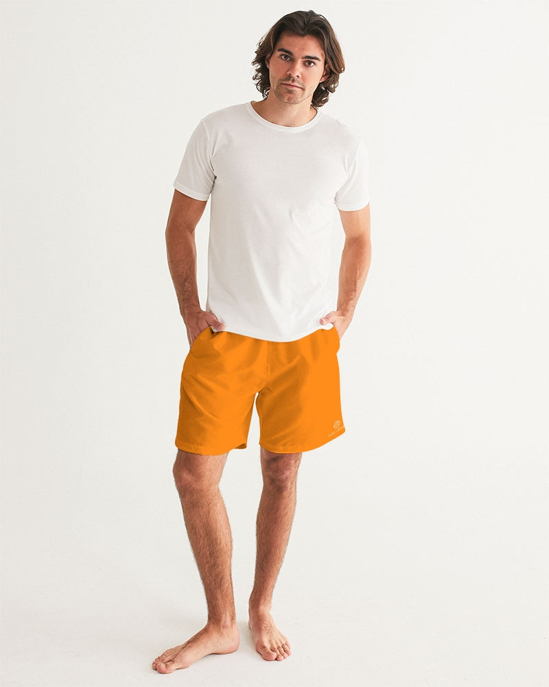 Herren-Boxershorts "Tangy-Orange" 7" = 18 cm,  – Klassische Passform