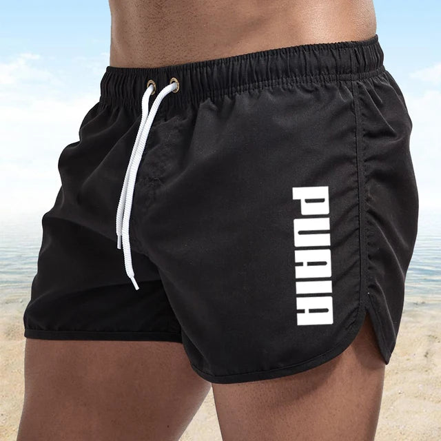 Neue heiße Sommer Badehosen – Sportliche Gym- und Lauf-Shorts für Männer, Luxus Strand-Shorts, Schnell Trocknende Herren Badebekleidung, Boardshorts und Briefs