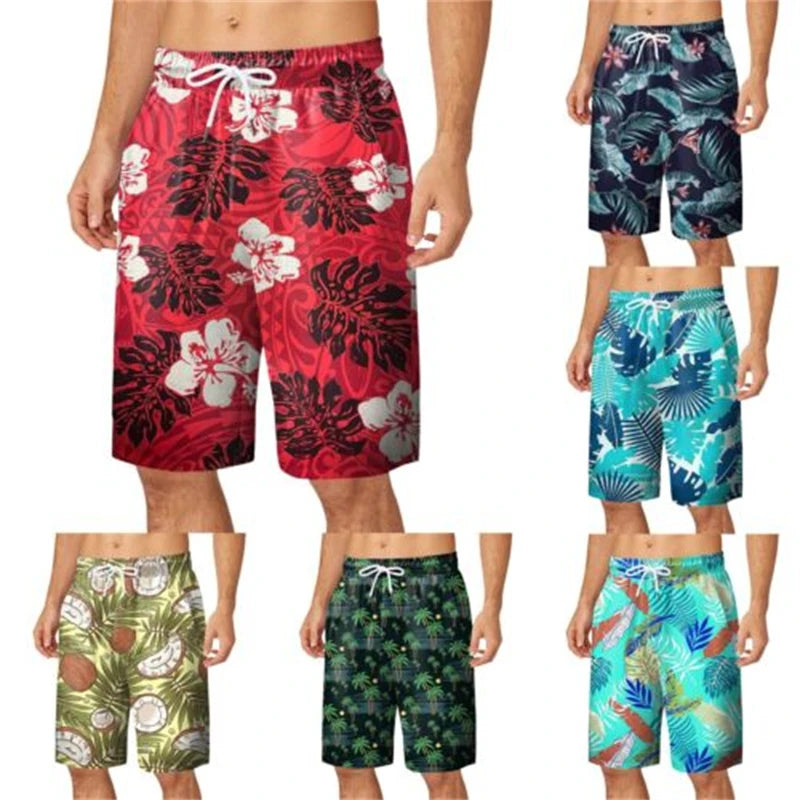 Florale Beach-Shorts – 3D-gedruckte Surfboard-Shorts für Männer und Kinder, Schwimm-Shorts, Gym-Shorts und mehr