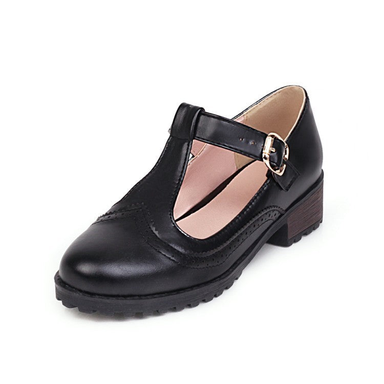 Damen T-Riemen Schuhe im College-Stil – Elegant, Komfortabel und Vielseitig