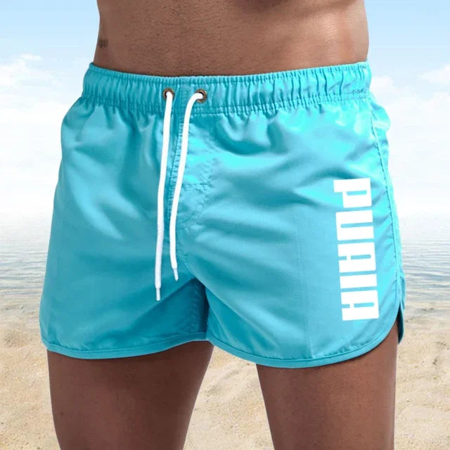 Neue heiße Sommer Badehosen – Sportliche Gym- und Lauf-Shorts für Männer, Luxus Strand-Shorts, Schnell Trocknende Herren Badebekleidung, Boardshorts und Briefs