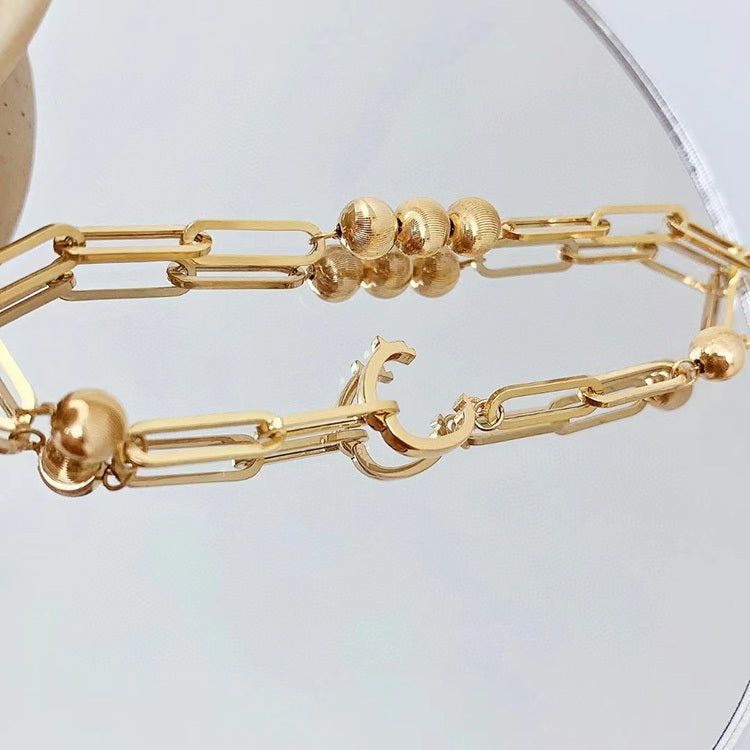 18K Gold Katzenauge Armband – Handgefertigt und Ausdrucksstark